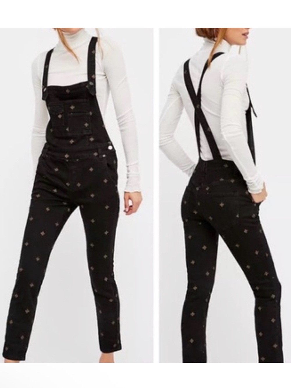 Free People Black Women Jeans Overalls - Excellent Condition!
🖤✨